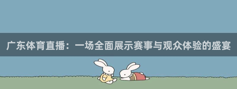 360足球直播吧在线观看高清：广东体育直播：一场全面展示赛事与观众体验的盛宴